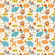 Buon Compleanno! Carta da regalo con animali della giungla 100x70 cm