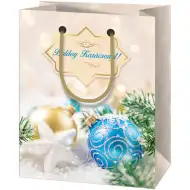 Buon Natale, borsa regalo decorativa di dimensioni giganti 40x56x20 cm