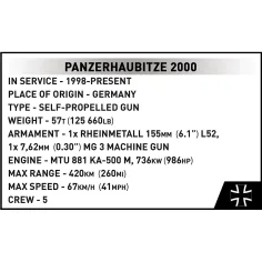 COBI: Armed Forces Panzerhaubitze 2000 gioco di costruzione (2628) immagine 7