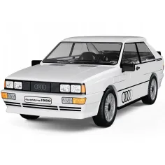 COBI: Audi Quattro 1980 gioco da costruzione auto bianca (24665) immagine 3