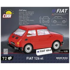 COBI: Fiat 126p gioco da costruzione di automobili (24531) immagine 2