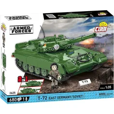 COBI: Forze Armate T-72 (Germania Est/Unione Sovietica) kit di costruzione di carro armato (2625) immagine 1