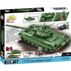 COBI: Forze Armate T-72 (Germania Est/Unione Sovietica) kit di costruzione di carro armato (2625) immagine 10