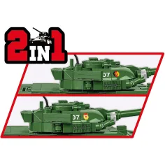 COBI: Forze Armate T-72 (Germania Est/Unione Sovietica) kit di costruzione di carro armato (2625) immagine 6