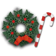 COBI: Giocattolo da costruzione corona natalizia ornamento per albero di Natale (20009) immagine 2