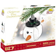 COBI: Giocattolo da costruzione pupazzo di neve come decorazione natalizia (20012)