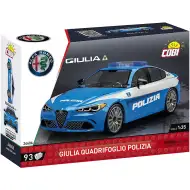 COBI: Gioco di costruzione Alfa Romeo Giulia Quadrifoglio Auto della Polizia (24606)
