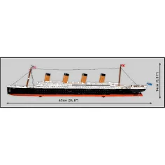 COBI: R.M.S. Titanic — set da costruzione della nave (1688) immagine 4