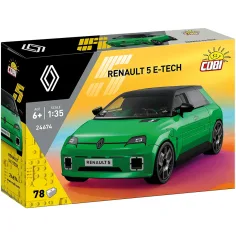 COBI: Renault 5 E-Tech giocattolo da costruzione auto verde (24674) immagine 1