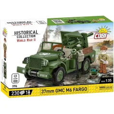 COBI: Seconda Guerra Mondiale 37 mm GMC M6 Fargo set di costruzione (3116) immagine 1