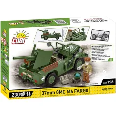 COBI: Seconda Guerra Mondiale 37 mm GMC M6 Fargo set di costruzione (3116) immagine 6