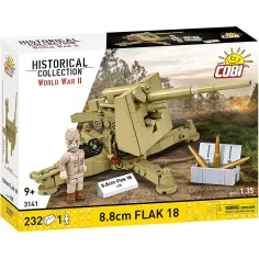 COBI: Seconda Guerra Mondiale 8,8 cm Flak 18 gioco da costruzione (3141) immagine 1