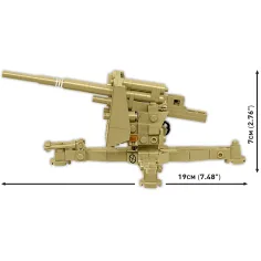 COBI: Seconda Guerra Mondiale 8,8 cm Flak 18 gioco da costruzione (3141) immagine 4