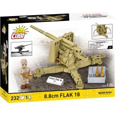 COBI: Seconda Guerra Mondiale 8,8 cm Flak 18 gioco da costruzione (3141) immagine 5