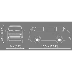 COBI: Set di costruzione Volkswagen T3 (24634) immagine 4