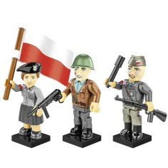 COBI: Set di figure dell’insurrezione di Varsavia della Seconda Guerra Mondiale (2057) immagine 2