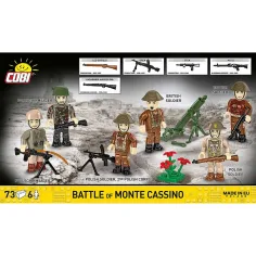 COBI: Set di figure della Battaglia di Montecassino (Seconda Guerra Mondiale) (2063) immagine 2