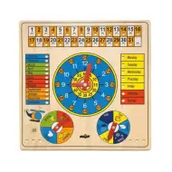Calendario multifunzionale in legno - Woodyland