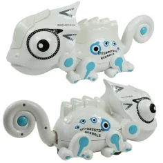 Camaleonte telecomandato RC con suoni e 5 effetti luminosi, 27MHz, 33cm immagine 2