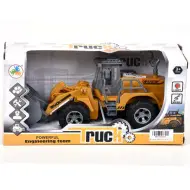 Camion: Macchina operatrice con caricatore frontale, con luci e suoni, 20 cm