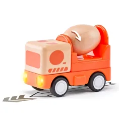 Camion betoniera in legno con luci e suoni - Woddyland immagine 2