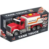 Camion cisterna per il trasporto di carburante ToyStar rosso con effetti luminosi e sonori 36 cm