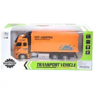 Camion con container con luce in due varianti 1/38