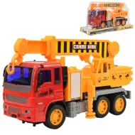 Camion da costruzione: Camion gru con meccanismo a volano 19cm