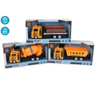Camion da costruzione con effetti luminosi e sonori in diverse varianti.