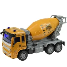 Camion da costruzione telecomandato RC con effetti luminosi 27MHz 20cm in diverse varianti 1 pezzo immagine 4
