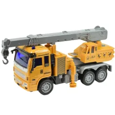 Camion da costruzione telecomandato RC con effetti luminosi 27MHz 20cm in diverse varianti 1 pezzo immagine 6