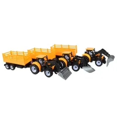 Camion da ingegneria: Trattore escavatore macchina operatrice con rimorchio a due assi 45cm immagine 2