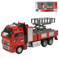 Camion dei pompieri: Autopompa con cestello elevatore a volano con luci e suoni 20cm