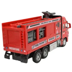 Camion dei pompieri: Autopompa con gru a frizione con luci e suoni 20cm immagine 4