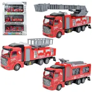 Camion dei pompieri: Set di 3 autopompe a retrocarica