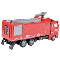 Camion dei pompieri: Set di 3 autopompe a retrocarica immagine 4