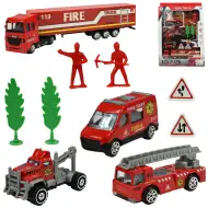 Camion dei pompieri: Set di gioco veicolo dei pompieri con accessori