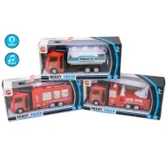 Camion dei pompieri in diverse varianti con effetti luminosi e sonori.