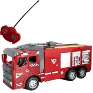 Camion dei pompieri telecomandato RC con effetti luminosi in scala 1/30