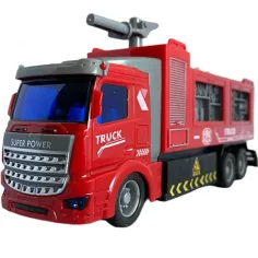 Camion dei pompieri telecomandato RC con effetti luminosi in scala 1/48, 19 cm immagine 4