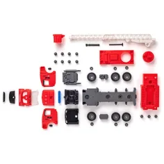 Camion dei pompieri telecomandato RC da montare 30cm - Woodyland immagine 2