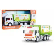 Camion dei rifiuti con luci e suoni