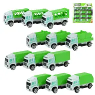 Camion della nettezza urbana: set di 12 camion per la raccolta dei rifiuti 1/64