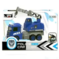 Camion della polizia blu-bianco in diverse varianti