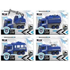 Camion della polizia blu-bianco in diverse varianti immagine 2