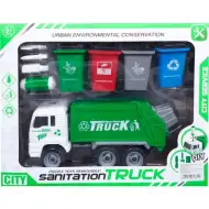 Camion della spazzatura per la raccolta differenziata con accessori