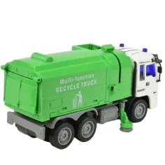 Camion della spazzatura telecomandato RC con effetti luminosi 27MHz 20cm in diverse varianti 1 pezzo immagine 9