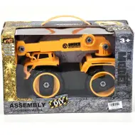 Camion gru giallo fai-da-te assemblabile
