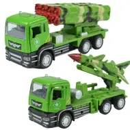 Camion militare: Camion militare a retrocarica con razzo in due varianti da 14 cm