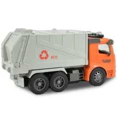 Camion per la raccolta differenziata ECO con telecomando RC con effetti luminosi, scala 1/14, 27MHz, 30cm. immagine 4